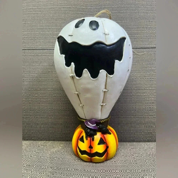 Epteuga Halloween Lighted Hot Air Balloon Ceramic Battery Operated Decor - Picture 1 of 7